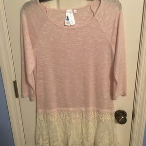 Pink and Lace top